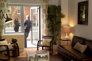 Inside one of the apartments at MODA